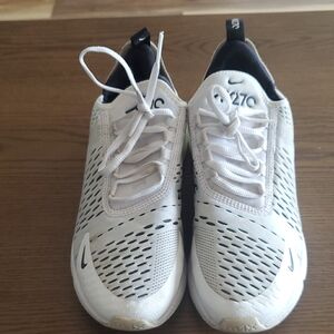 Nike White and Black Air7C  Sneakers